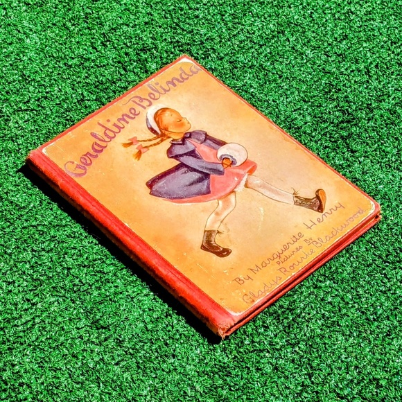 GERALDINE BELINDA-Marguerite Henry 1st Ed 1942 Hard Copy Blackwood Pict Book VTG - Picture 1 of 5